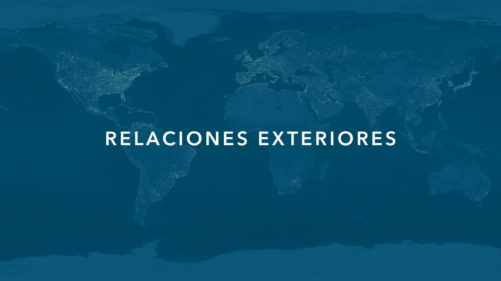 Relaciones Exteriores