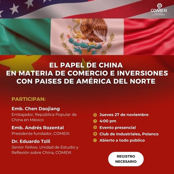 El papel de China en materia de comercio e inversiones con países de América del Norte