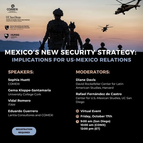 MEXICO’S NEW SECURITY STRATEGY: IMPLICATIONS FOR US-MEXICO RELATIONS