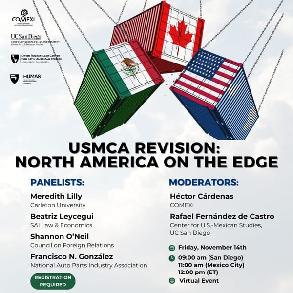 REVISIÓN DEL T-MEC: AMÉRICA DEL NORTE EN VILO