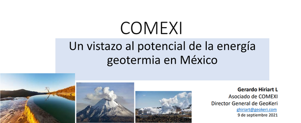 UN VISTAZO AL POTENCIAL DE LA ENERGÍA GEOTÉRMICA EN MÉXICO